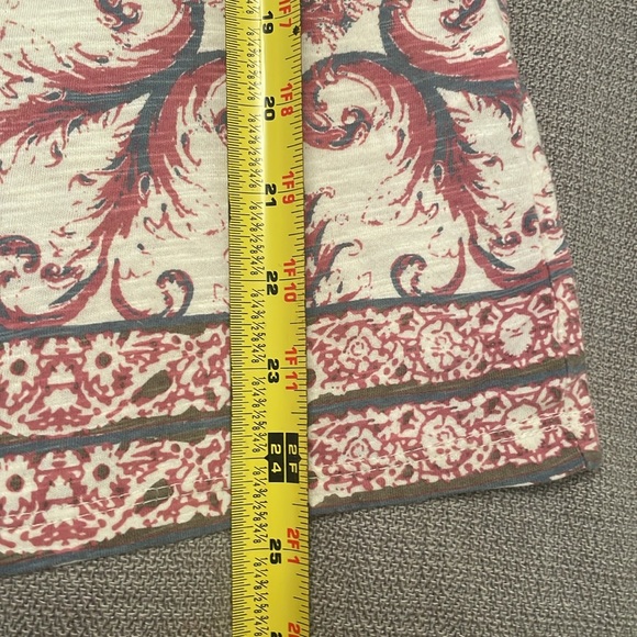 Lucky Brand Cotton Pattern Pullover Top Medium - Picture 6 of 10